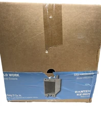 CANTEX Electical Box Single Gang 21 cu. in. w/Clamps  EZ21SO Pack of 50 NEW