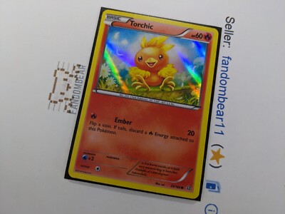 Torchic SHEEN Holo PROMO card 25/160 XY Primal Clash 2014 Pokemon