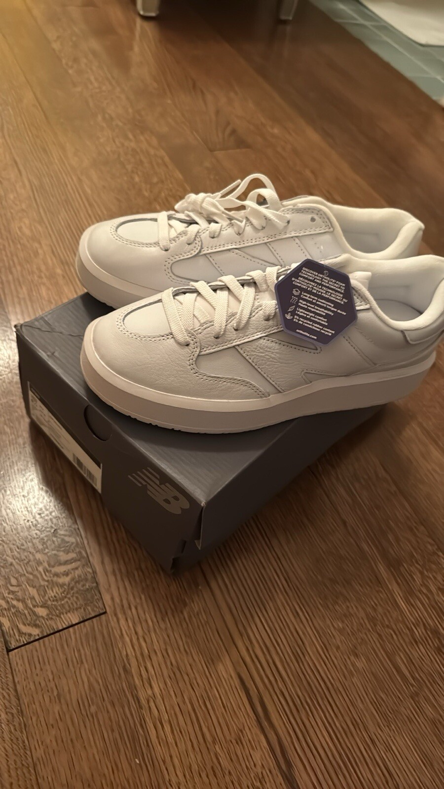 New Balance Men’s White Sneakers - 8.5 - CT302CLA