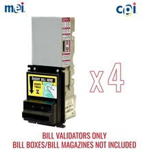 (4) MEI Mars AE 2411, 110v, Compact Mask, $1 ONLY, Refurb. w/ 90 Day Warranty 