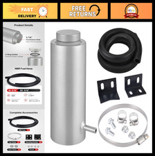 Universal Aluminum Coolant Overflow Tank 800ml - Radiator Overflow Bottle Silve Universal Aluminum Coolant Overflow Tank 800ml - Radiator Overflow Bottle Silve