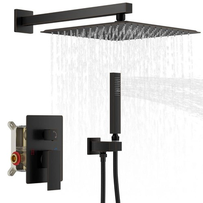 #ad #ad BWE Single Handle Shower Faucet 2 Spray Pressure Balance Oil Rubbed Bronze Valve $139.99