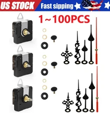 DIY Clock Parts Movement Quartz Mechanism Wall Replacement Repair Tool Hands Kit
