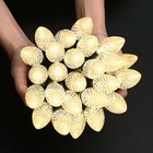 DELight 100PCS C9 LED Christmas Light Bulbs Replacement Warm White UL Listed — photo 5