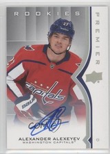 2020 Upper Deck Premier Rookies Silver Spectrum Alexander Alexeyev #99 Auto 0f5t