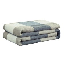4 Layer Muslin Throw Blanket,100 Cotton Blankets for Couch Breathable Soft B...