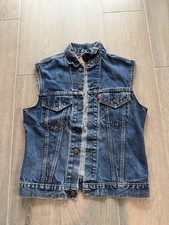 Vintage Levi  s Big E Trucker Vest 1967  1971 Type III Denim USA Medium
