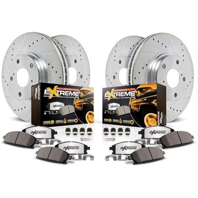 POWER STOP K281336 Z36 Truck & Tow Performance Kit, Carbon Fiber Ceramic Pads