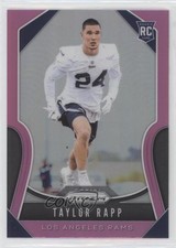 2019 Panini Prizm Rookies Pink Prizm Taylor Rapp #385 03rx
