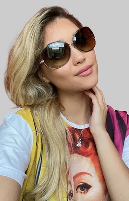 Authentic Tom Ford 65mm Gray Oversized Women's Sunglasses Italy D