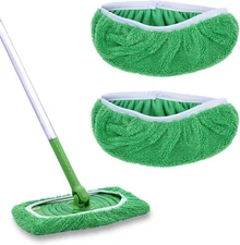 Reusable mop pads for Swiffer sweepers and mops, replacement packs