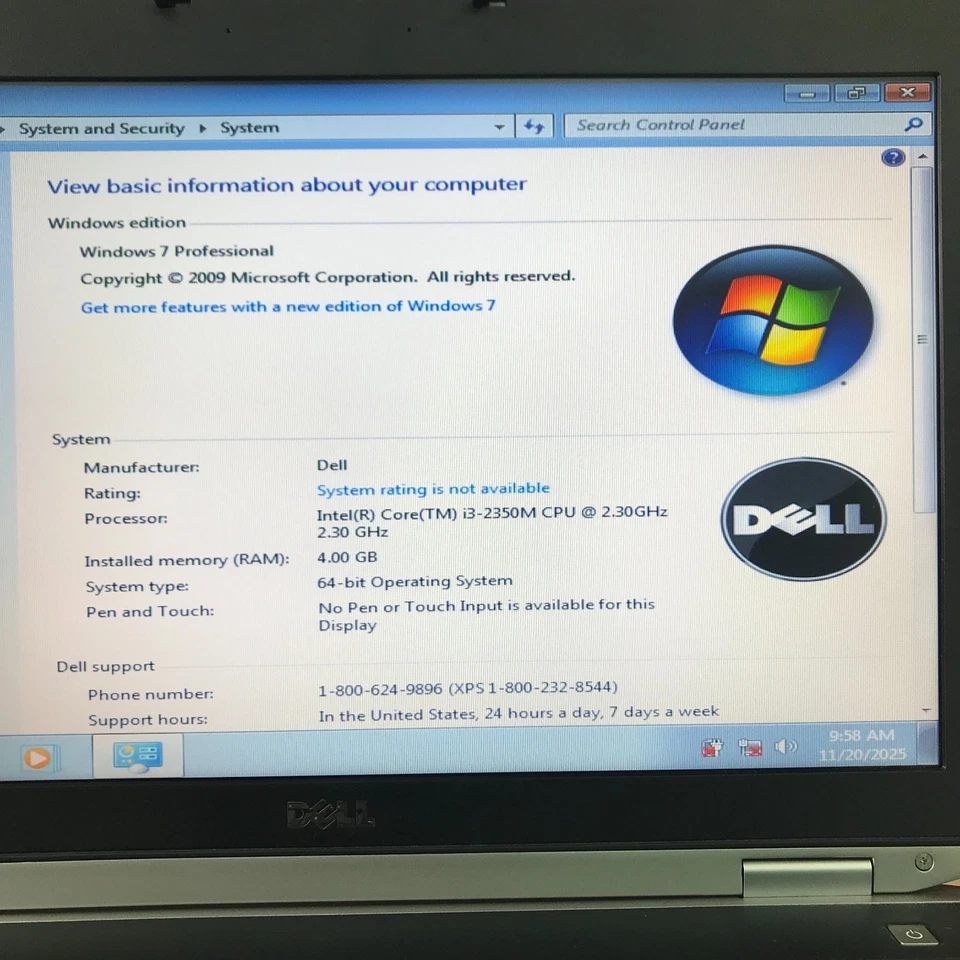 DELL OPTIPLEX 380 SFF Core 2 Duo 2.93GHz 4GB RAM 512G SSD (Windows 7 Pro 64-Bit) - Image 2 of 4