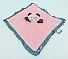 Kombi Cozy Animal Snugglers Security Baby Blanket Pink Panda Plush Lovey