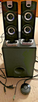 Cyber Acoustics CA3602a 21 Desktop PC Computer Speakers Multimedia Subwoofer 62W