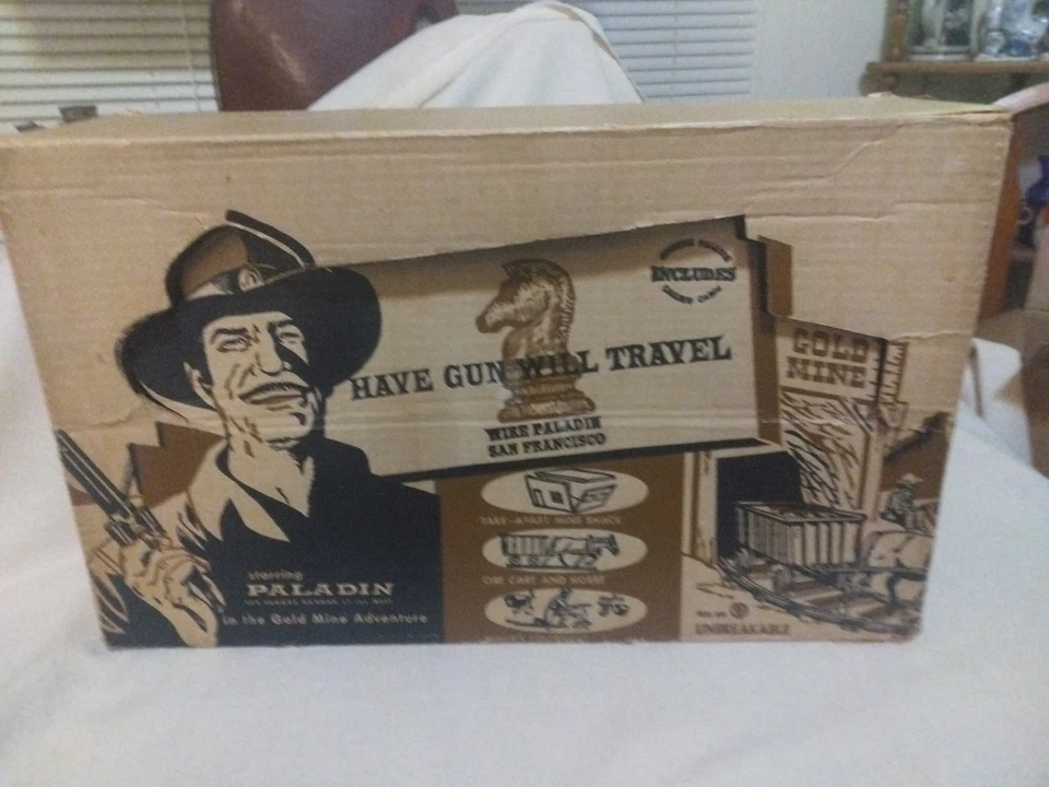 Juego Marx "Paladín" O "Tener pistola viajará aventura en la mina de oro" De colección  Foto 2 de 4