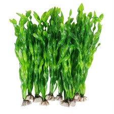 Artificial Seaweed Water Plants for Aquarium, Plastic Fish Tank Plant Decorat...