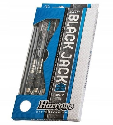 Darts für Darta Harrows Schwarz Jack Softip 16 GK