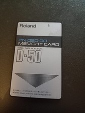 Roland D50 D550 ROM Card PN-D50-00 Sustain Group / factory sound -tested