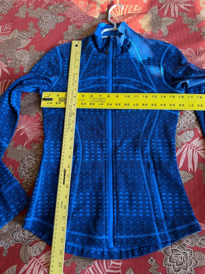 NUEVA Chaqueta Lululemon Define Estampado Nórdico Talla 6 ¡Preciosa! ¡Gran regalo! Foto 4 de 4