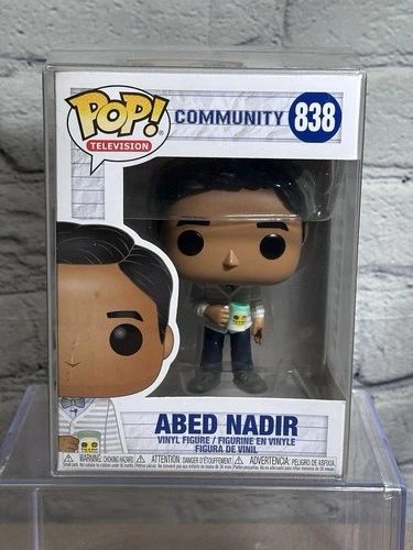 2019 Funko Pop! Vinyl: Television Community Abed Nadir #838 with Protector