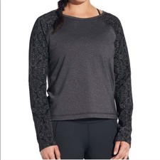 Calia Limited Edition Onyx Velvet Burnout Top