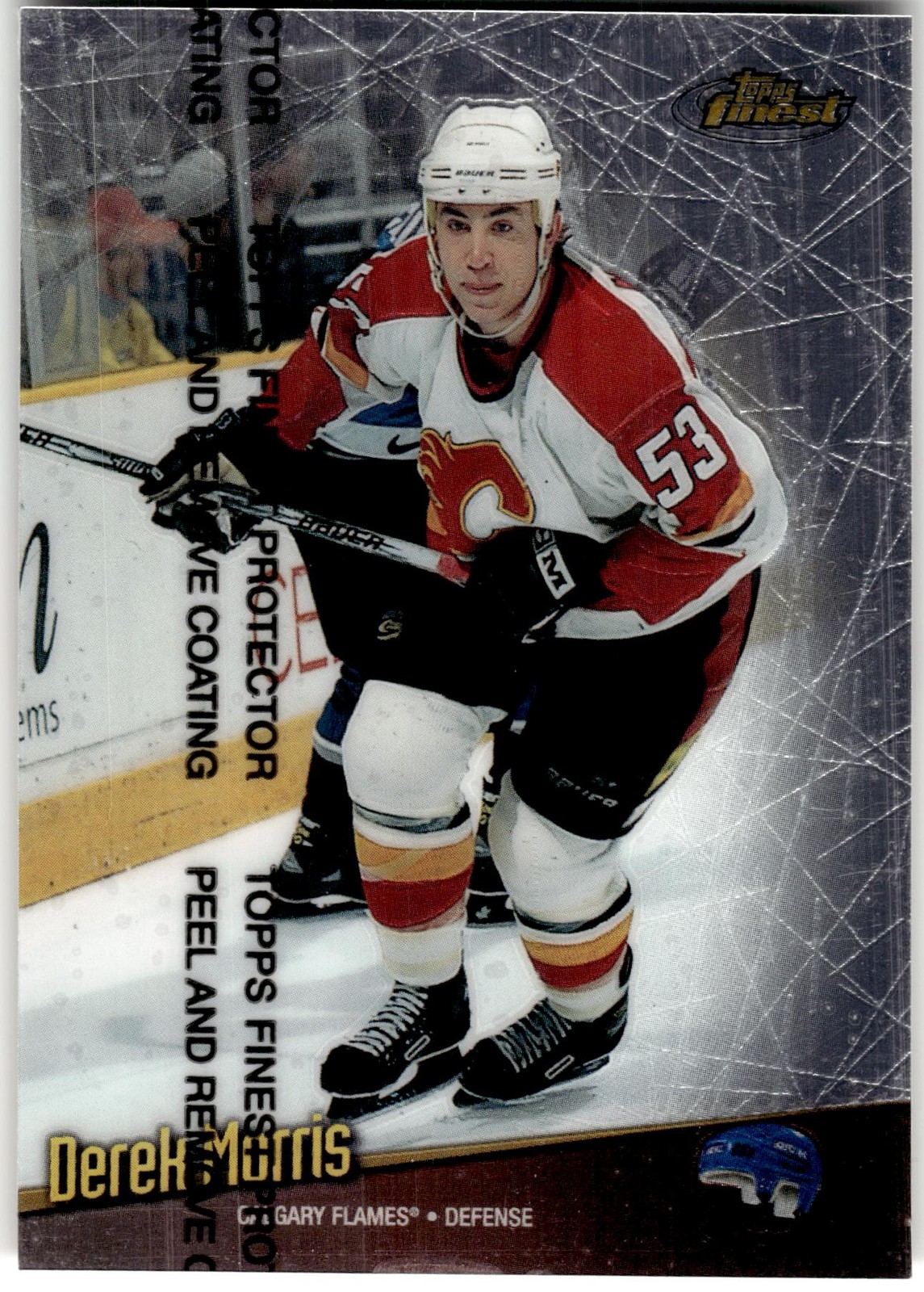 1998-99 Finest #136 Derek Morris Calgary Flames No Protectors NHL Hockey