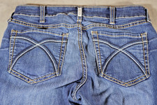 Ariat Real Denim Womens Jeans 30R 34x32 Blue Denim Perfect Rise Boot Rodeo