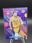 2025 Topps Finest - Luka Doncic #81 - Purple Geometric Refractor /100
