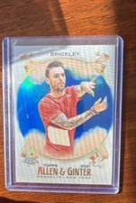 2021 Topps Allen & Ginter Chrome - Chris Brickley #234 Blue Refractor /150 (RC)
