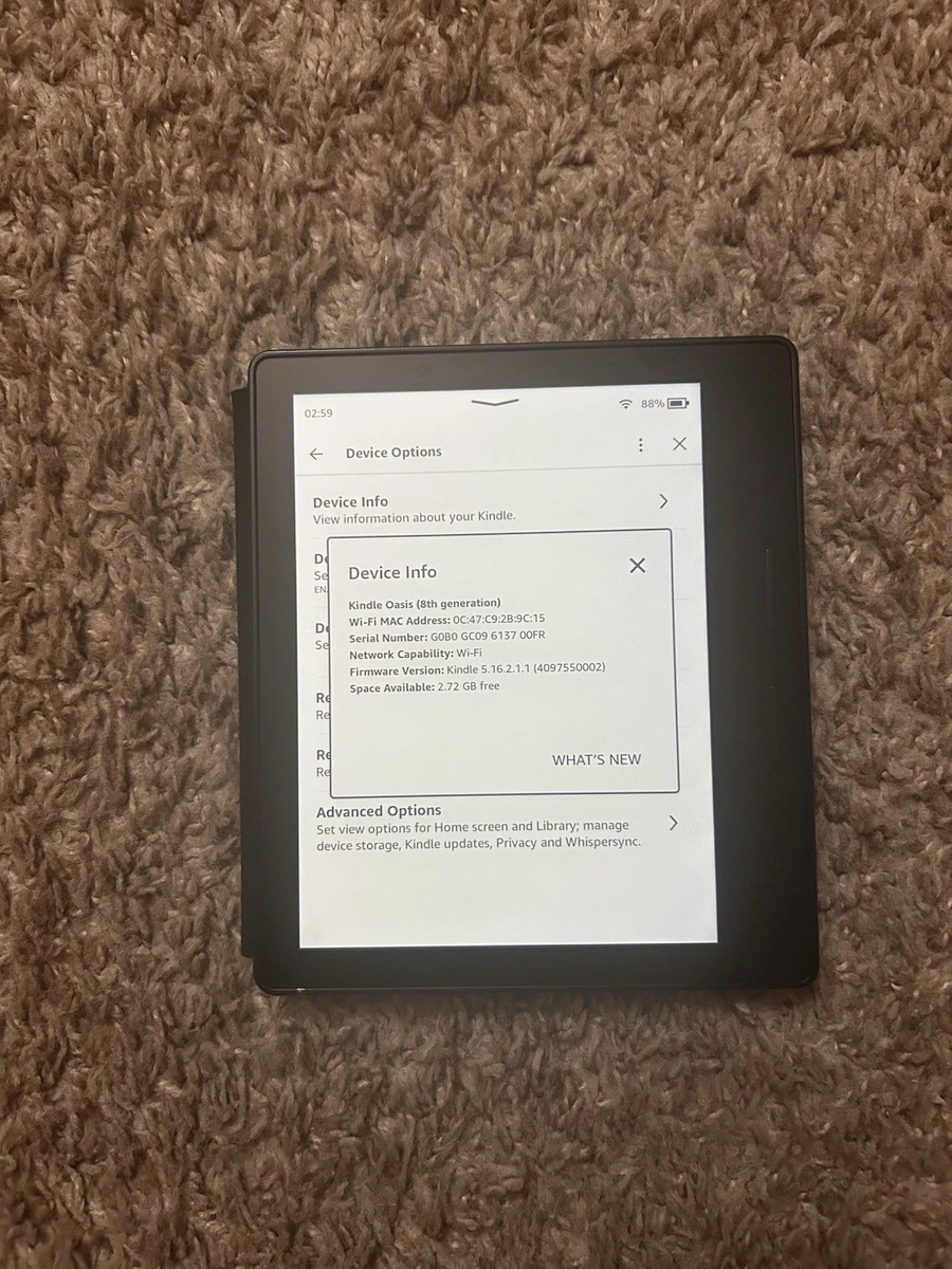 Amazon Kindle Oasis 8th Generation Tablets & eReaders for sale | eBay