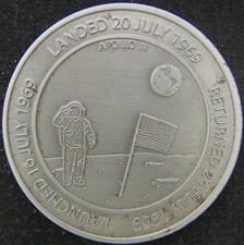 Apollo 11 1969-2019 50 Years Challenge Coin