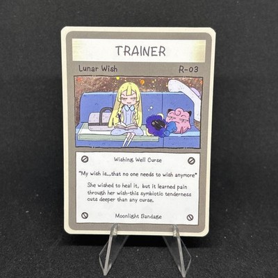 Lunar Wish R-03 Trainer ( Lily, Cosmog, Clefairy ) Holo Pokescam Series 3 Holo