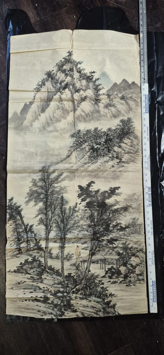 古董原始1850-1899 年中国画作、画卷| eBay