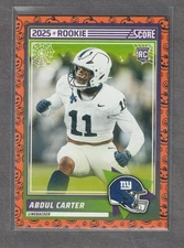 2025 Score A Treat Football Rookies - You Pick