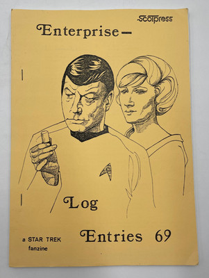 Star Trek TOS ''Enterprise Log Entries'' #69 Gen Fanzine UK First Printing   1985