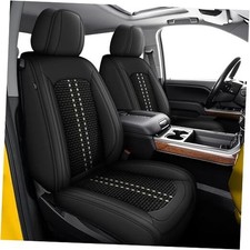 4 Fit For Chevy Silverado  GMC Sierra 2007-2026 2 PCS FRONT SET - 116 BLACK