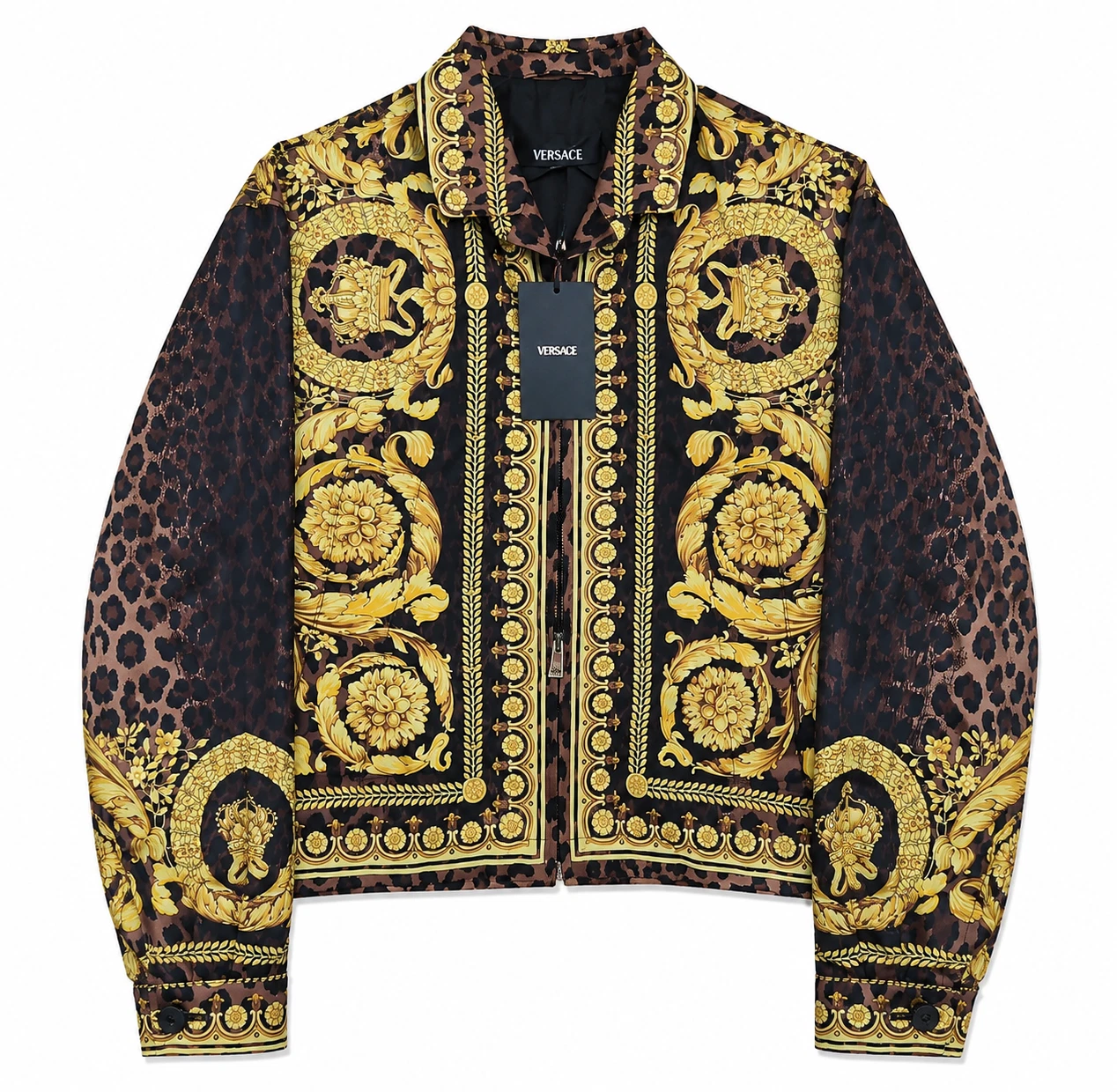 Versace Wild Baroc Print Blouson Jacket — Men's IT 48 (US 38) | New With Tags image 2