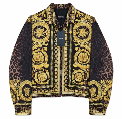 Versace Wild Baroc Print Blouson Jacket — Men's IT 48 (US 38) | New With Tags image 2