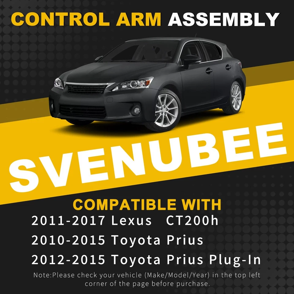 Juego de brazos de control inferiores delanteros rótula varilla de amarre para Toyota Prius Lexus 2010-2015 Foto 2 de 4