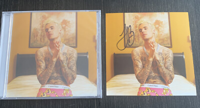autographed yummy (cd single #4) - signed by justin bieber