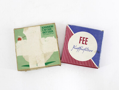 Bundle Jug Coasters Drip Catcher Fairy Coffee Filter German Democratic Republic Vintage Used