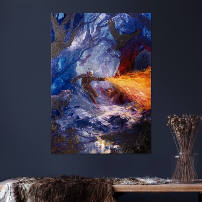 Displate Ultra Limited Edition - Witcher on the Path | NEW SEALED 117/500 L Size