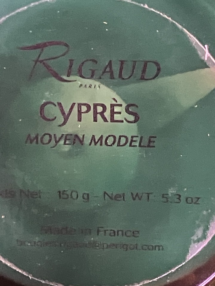 Rigaud Candle Cypres 150 grams / 5.3 oz Scented candle MADE IN FRANCE eBay