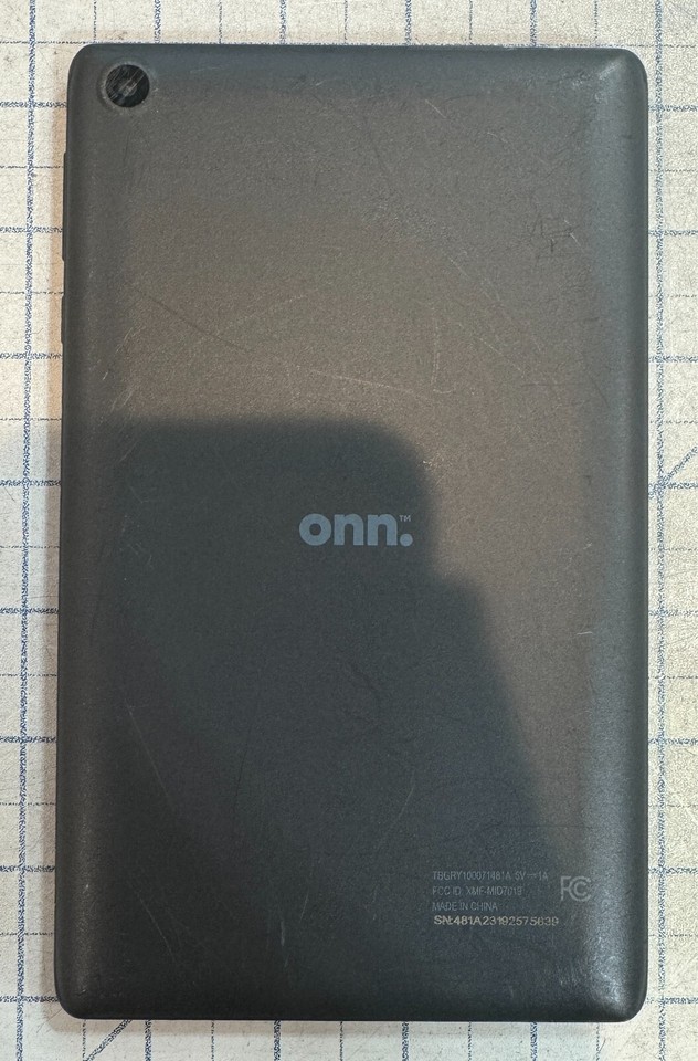 Onn. 7" Tablet 100071481 Gray 32GB *ASIS FOR SALVAGE/PARTS
