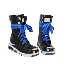 Genshin Impact Mega Coffee Wanderer Balladeer Cosplay Shoes Men Boots Custom