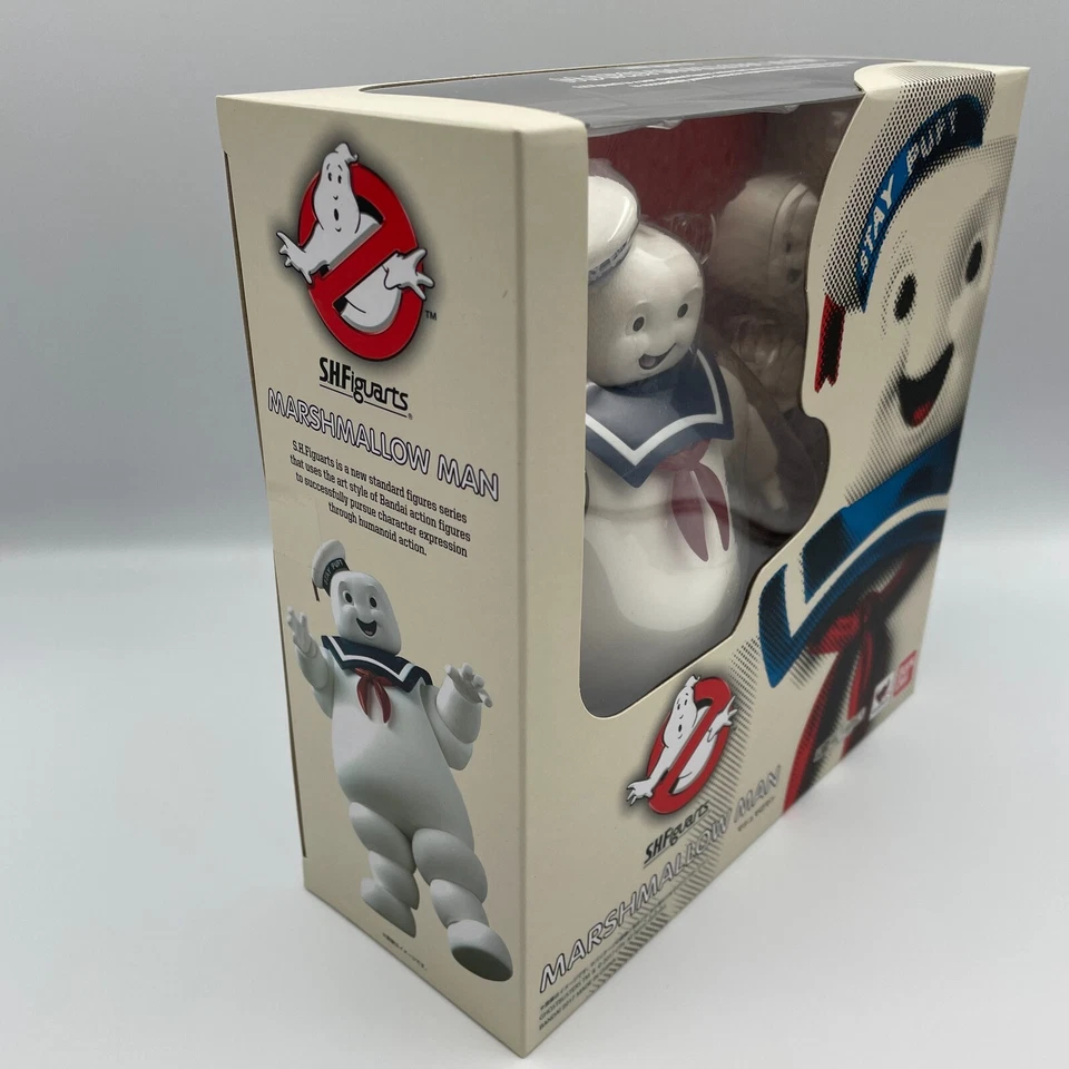 S.H.Figuarts Marshmallow Man Ghost Busters Figure Tamashii Web BANDAI Japan - Immagine 3 di 4