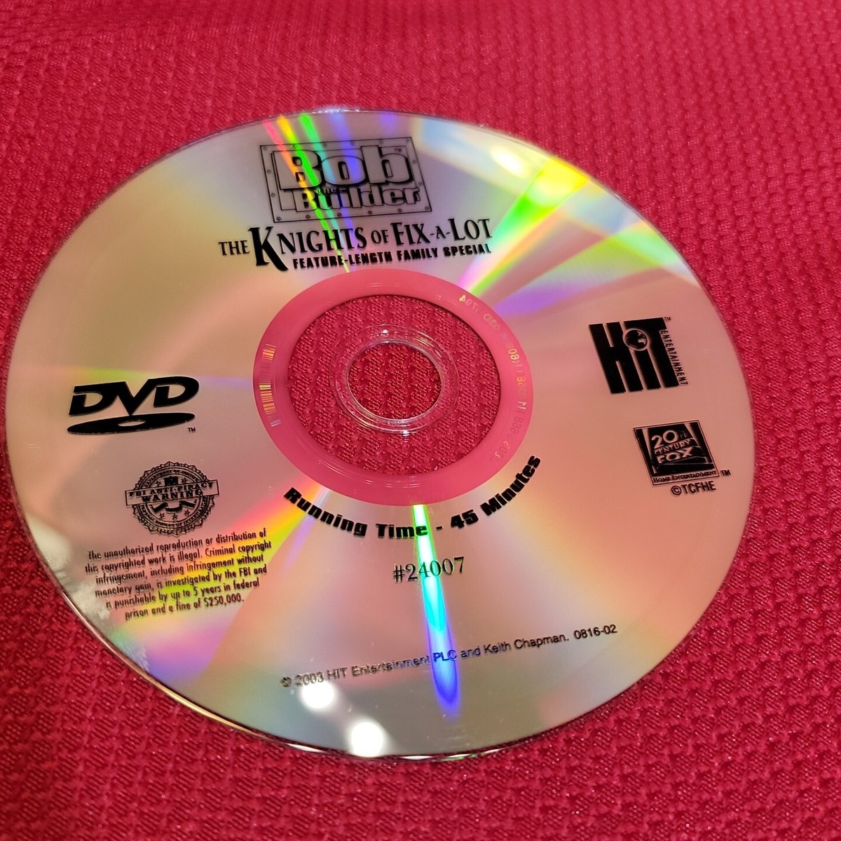 Bob The Builder THE KNIGHTS OF FIX-A-LOT family movie dvd