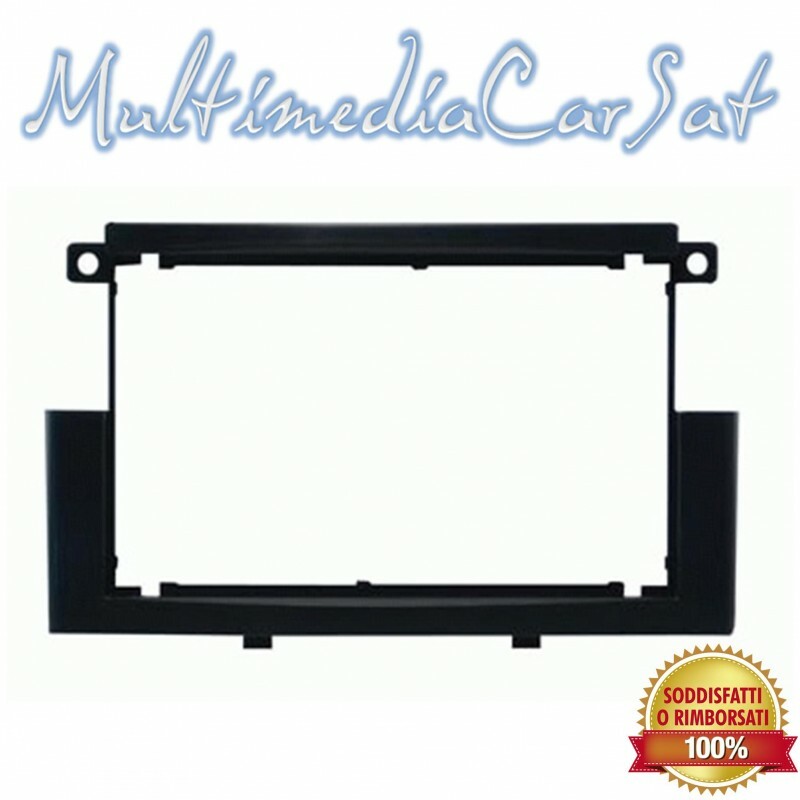 Mascherina Autoradio Doppio Din Nero Mitsubishi Colt 04-08