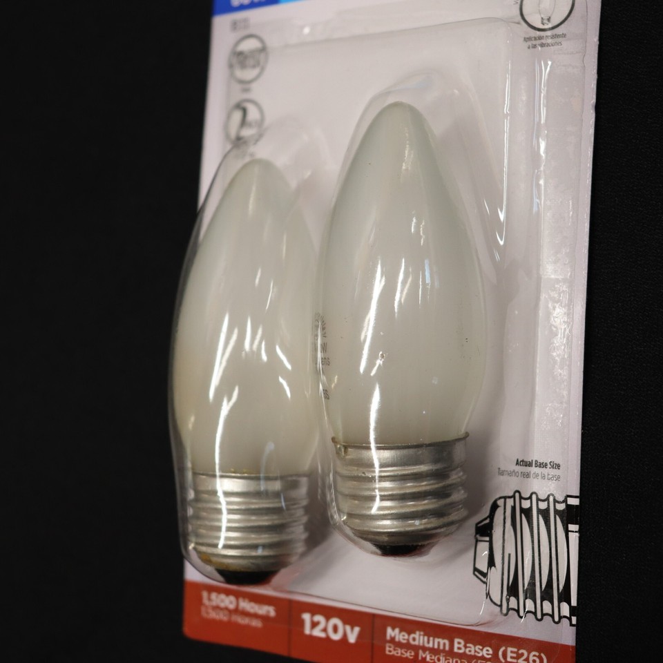 Westinghouse 60 Watt B11 Frosted Torpedo Light Bulbs (4 BULBS) E26