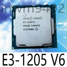 Intel Xeon E3-1205 v6 3.0GHz Quad Cores LGA1151 CPU Processor